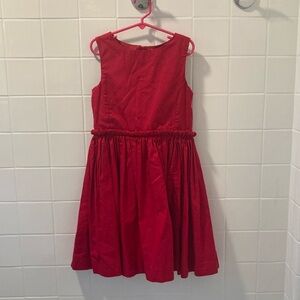 Vibrant red kid dress